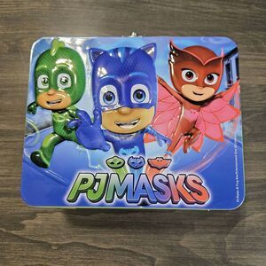 PJ Masks Metal Tin Lunch Box / Carry Case – Catboy, Owlette & Gekko